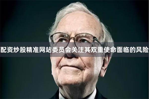 配资炒股精准网站委员会关注其双重使命面临的风险
